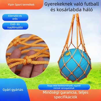 Yipin nylon kosárlabda tároló táska – többfunkciós kültéri sporttáska kosárlabdához, futballhoz, röplabdához és asztaliteniszhez; kompatibilis No.7/No.5/No.3 labdákkal; nyomtatott logó.