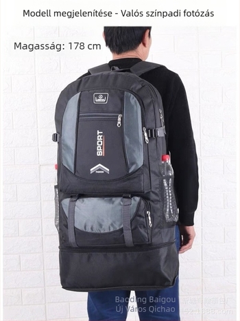 Unisex vízálló hegymászó hátizsák Oxford anyaggal, 13 hüvelykes laptophoz, légpárnás vállpántokkal, városi minimalista stílus