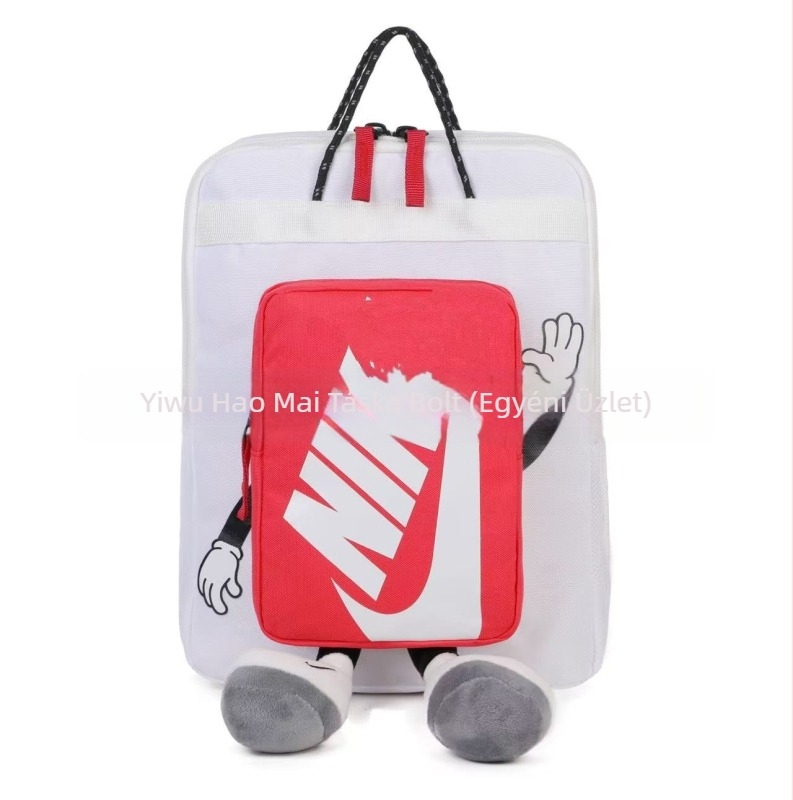 Hátizsák rajzfilm mintával, nagy kapacitású (8 hüvelykes laptop-kompatibilis, Oxford anyag, lélegző, görbe vállpántok, uniszex)