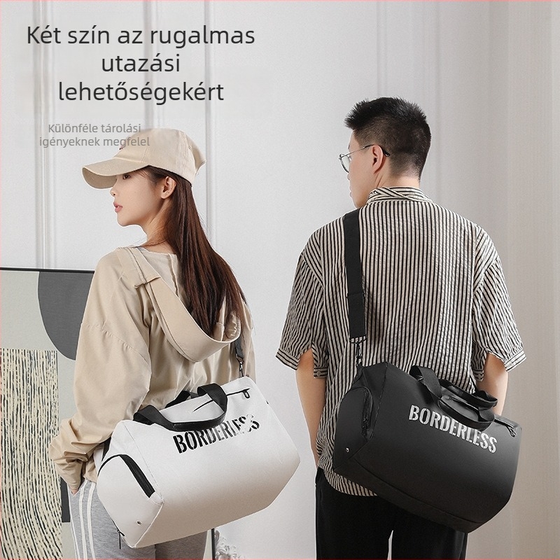 Edzés táska száraz–nedves szétválasztással, cipőrekesz, légáteresztő, vízálló, ultrakönnyű (20–35 L; PU anyag)