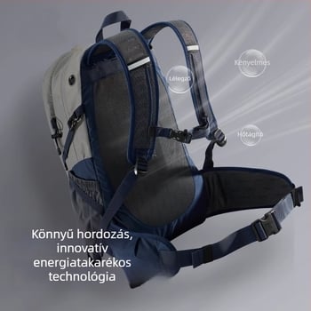 Hátizsák vízálló Oxford anyagból, kapacitás 36–55 L, kompatibil 14 hüvelykes laptophoz, légpárnás vállpántok, uniszex utazáshoz