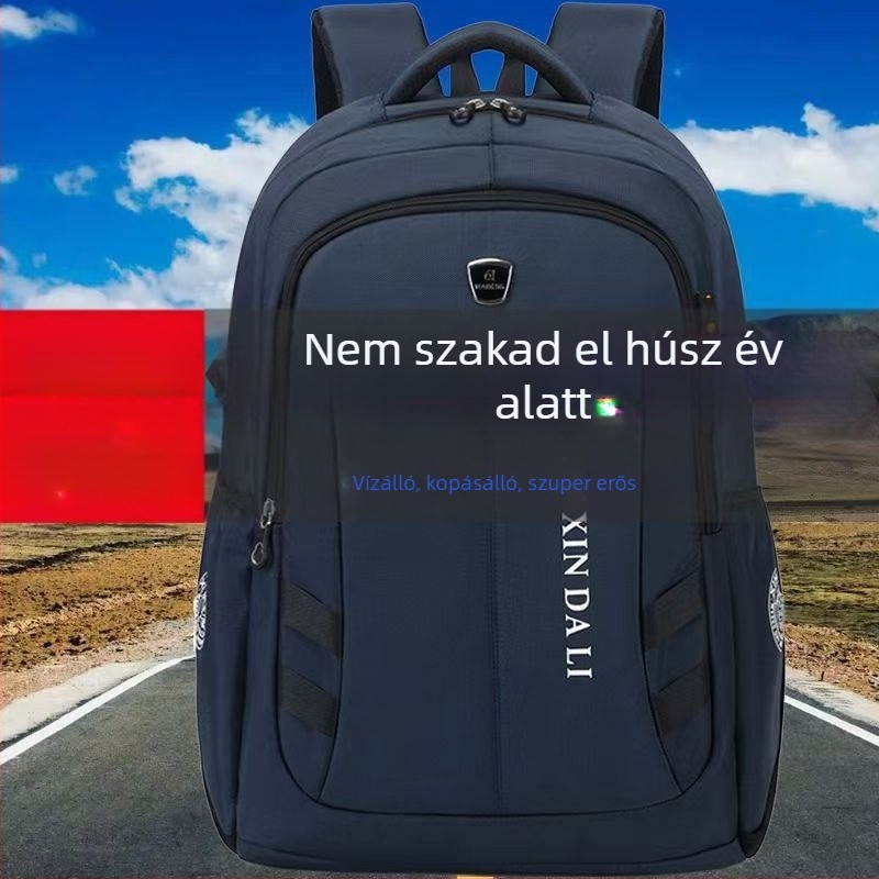 Nagy kapacitású hátizsák utazáshoz, vízálló Oxford anyagból, 36–55 L, 16 hüvelykes laptophoz, uniszex