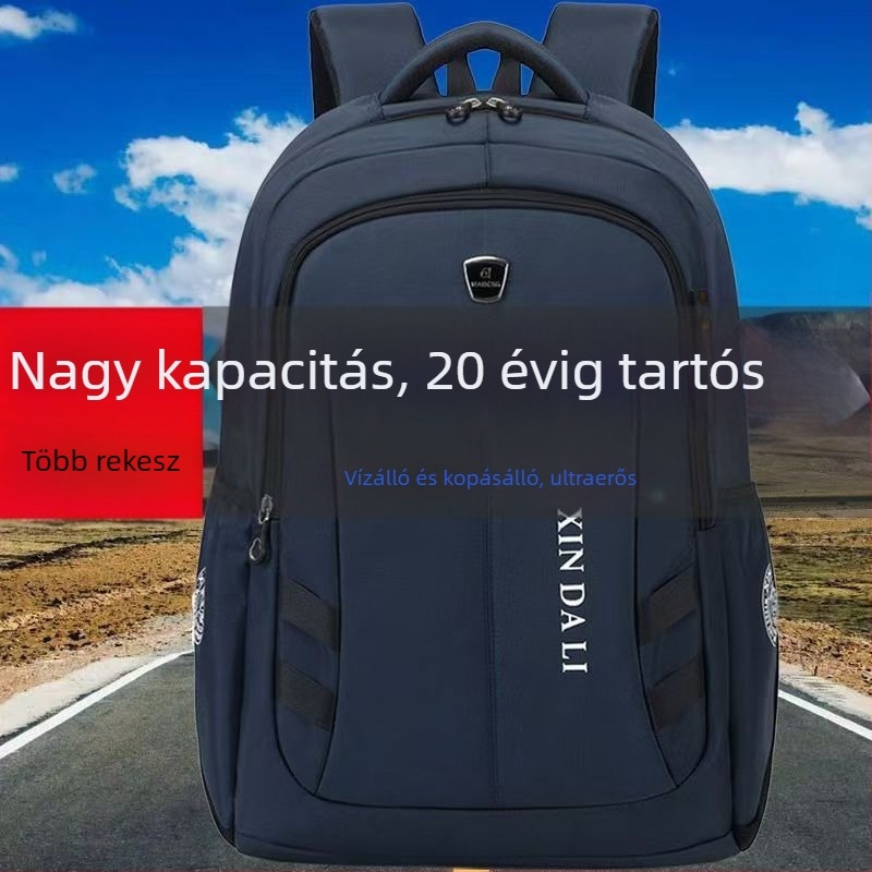 Nagy kapacitású hátizsák utazáshoz, vízálló Oxford anyagból, 36–55 L, 16 hüvelykes laptophoz, uniszex