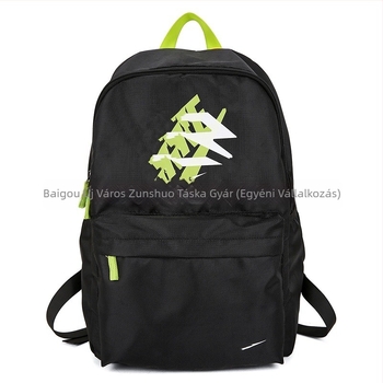 Kültéri sport hátizsák nylon anyagból készült, uniszex kialakítású, nagy kapacitású laptop rekesz, lélegző és vízálló