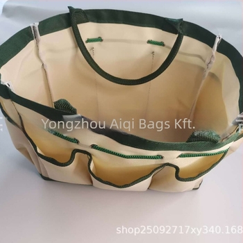 Oxford vászonból készült kerti szerszámtáska, uniszex, szabadtéri tevékenységekhez, belső kamerazseb