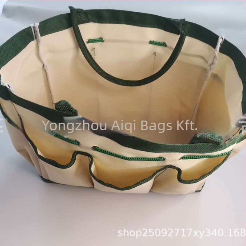 Oxford vászonból készült kerti szerszámtáska, uniszex, szabadtéri tevékenységekhez, belső kamerazseb