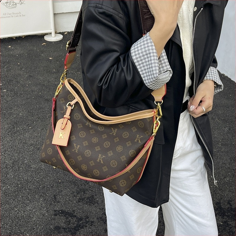 PU bőr crossbody táska, vízszintes négyszögletes forma, cipzár, belső zseb a telefon számára, dupla vállpántok