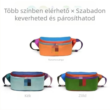 Sport derékzsák - nylon, lélegző, uniszex, 2023 nyár, utcai stílus