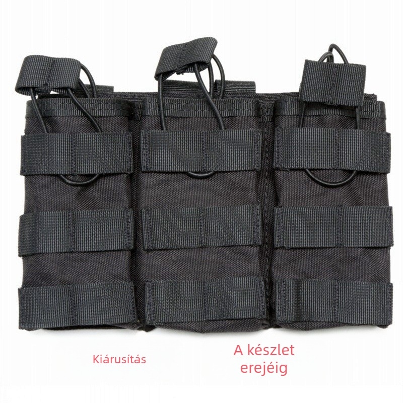 Külső taktikai deréktáska két rekesz, nylon, uniszex