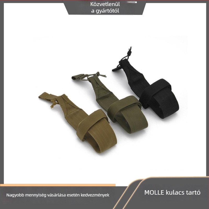 Taktikai nylon ivópalack-táska, hordozható MOLLE kiegészítő táska kültéri használatra