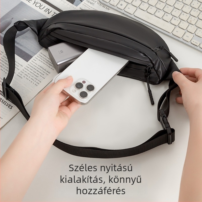 Kültéri sportokhoz való keresztpántos táska, ultrakönnyű, Oxford anyag, uniszex férfi dizájn, street stílus, 2023 tavaszán kiadva