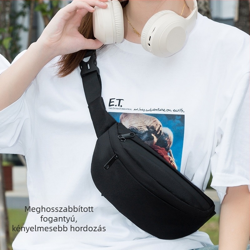 Kültéri sportokhoz való keresztpántos táska, ultrakönnyű, Oxford anyag, uniszex férfi dizájn, street stílus, 2023 tavaszán kiadva