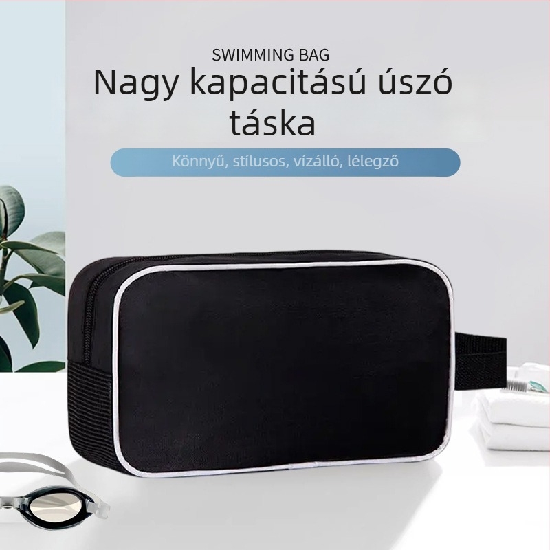 Vízhatlan deréktáska szabadtéri úszáshoz, rekesz a szemüvegnek, sportos stílus, PVC anyag, nagy kapacitás, uniszex