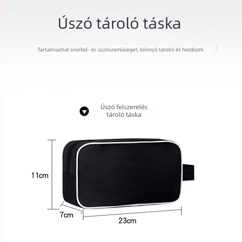 Vízhatlan deréktáska szabadtéri úszáshoz, rekesz a szemüvegnek, sportos stílus, PVC anyag, nagy kapacitás, uniszex