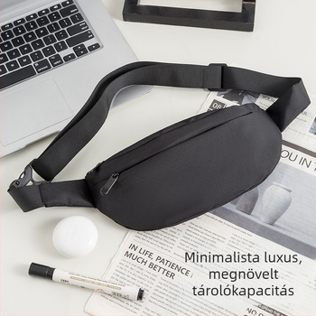 Sport derék táska, vízálló 600D Oxford anyagból, nylon bélés, uniszex, 2022 ősz