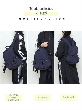 EHOOO uniszex hátizsák, 13 hüvelykes laptophoz, 20 L alatt, textil anyag, utcai stílus