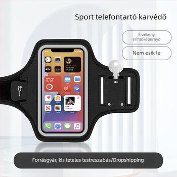 Új verziójú neoprén karpánt sportokhoz kültéri használatra, érintőképernyő-ablakkal