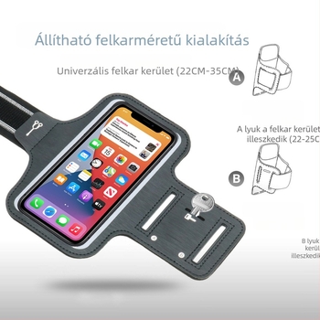 2025 ultra vékony TPU karhüvely 6,9 hüvelykes telefonhoz, érintőképernyő-kompatibilis, kültéri sportokra és futásra
