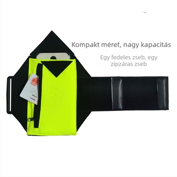 Futó kartelefon táska, uniszex; anyag: diving cloth; nyomtatott logó; márka: MENG TAI; testreszabás elérhető