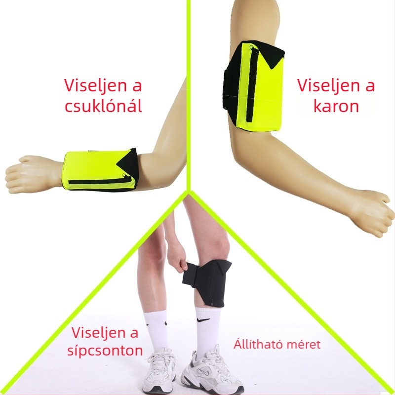 Futó kartelefon táska, uniszex; anyag: diving cloth; nyomtatott logó; márka: MENG TAI; testreszabás elérhető