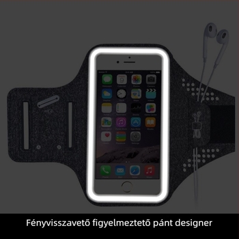 Uniszex futó karpánt telefonhoz – Lycra lélegző, sportos kültéri kiegészítő
