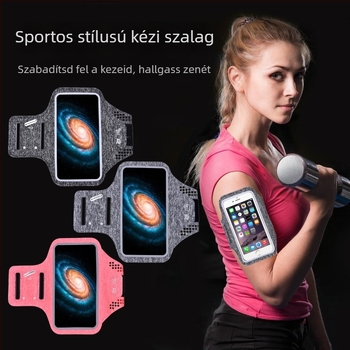 Uniszex futó karpánt telefonhoz – Lycra lélegző, sportos kültéri kiegészítő