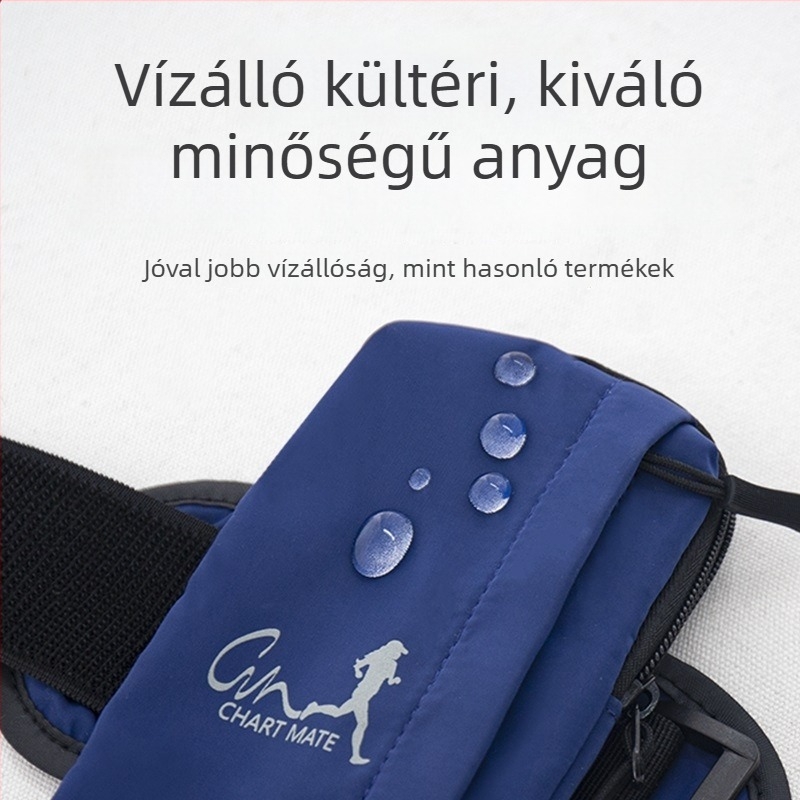 Futó telefon karpánt, uniszex, vízálló, lélegző, ultra-könnyű, poliészter
