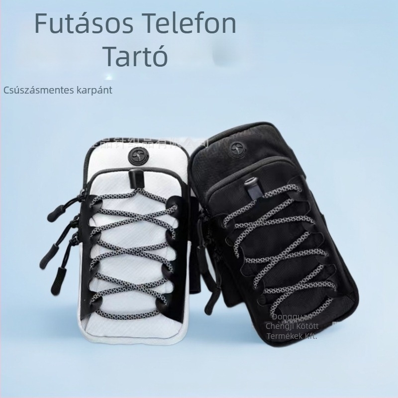 Futó karos telefonos táska – Uniszex, Oxford anyag, poliészter bélés, kültéri használatra