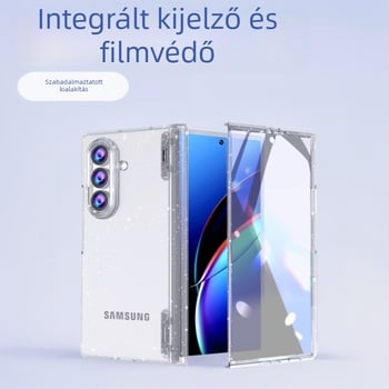 Samsung Galaxy Fold7 védőtok, PP anyag, bőrhatású felület, csúszásmentes, leesés elleni védelem, akril textúra