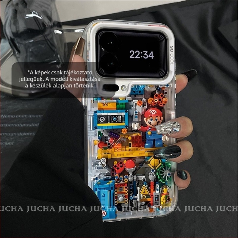 Xiaomi 17 Pro Max szilikon védőtok, elegáns dizájn, Mario színvariációk