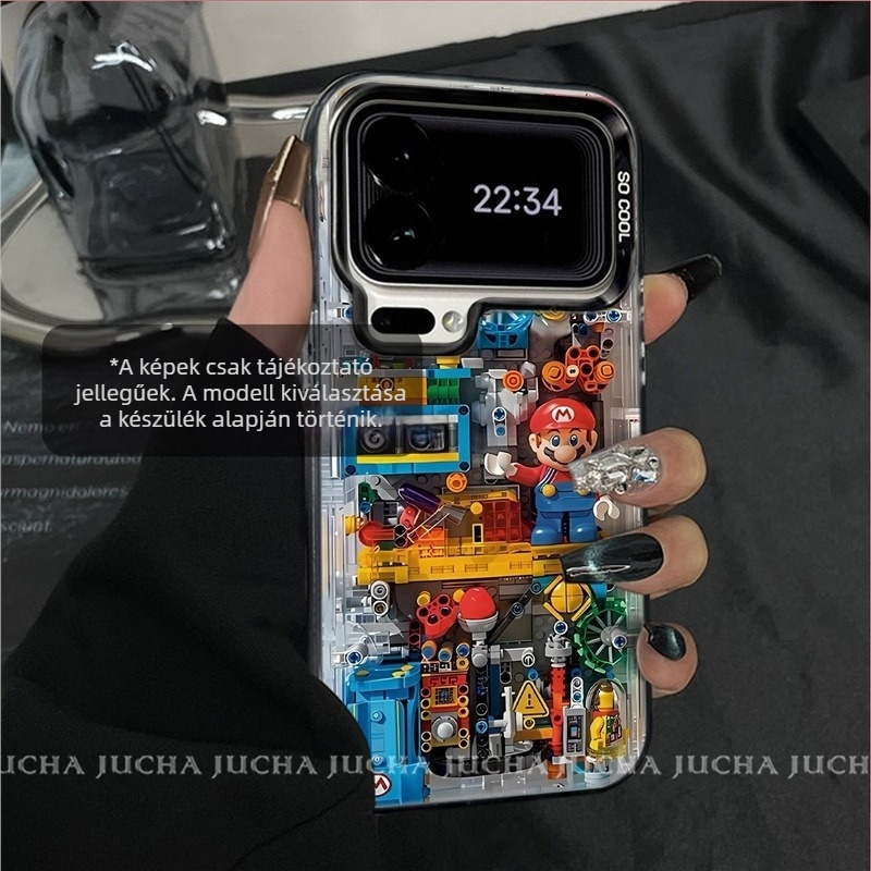 Xiaomi 17 Pro Max szilikon védőtok, elegáns dizájn, Mario színvariációk