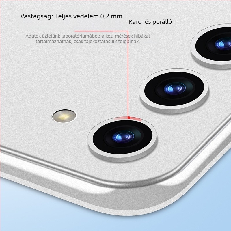 Samsung S24/S23/S22 Ultra tok — ultra-vékony, átlátszó fehér, teljes védelem, hőelvezetés, ütésálló
