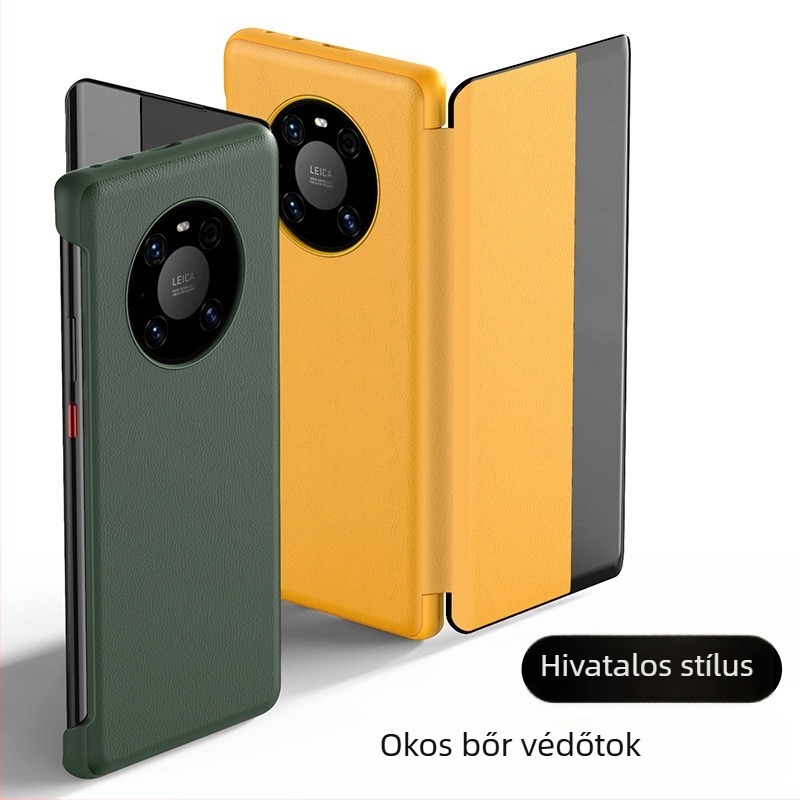 NECONO Huawei Mate40 Pro+ tok teljes védelemben, matt PU bőr, ütésálló, hőelvezetés, kopásálló, ujjlenyomat-mentes, modell m305g10