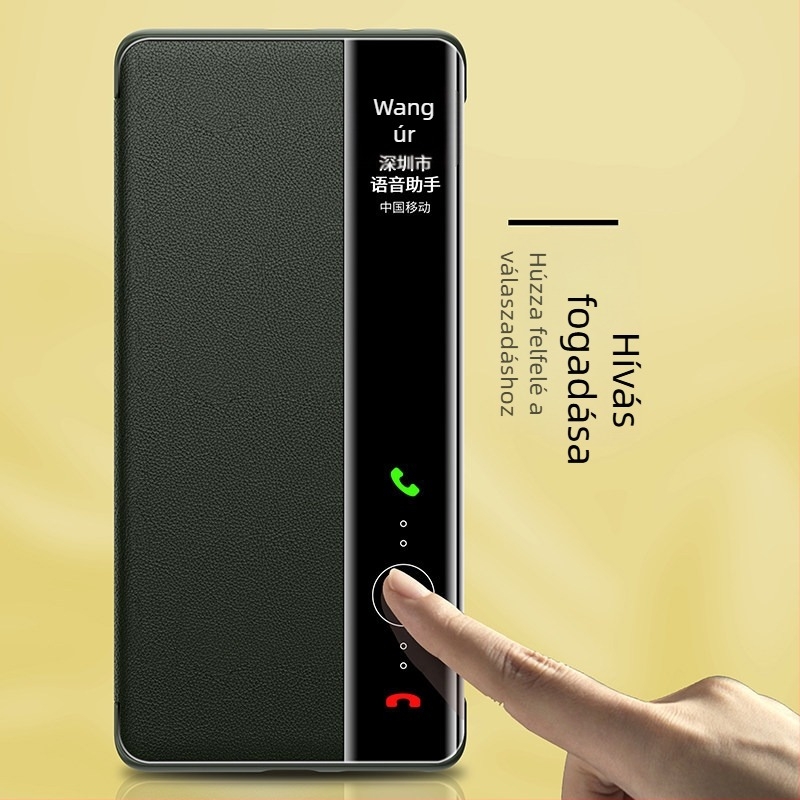 NECONO Huawei Mate40 Pro+ tok teljes védelemben, matt PU bőr, ütésálló, hőelvezetés, kopásálló, ujjlenyomat-mentes, modell m305g10