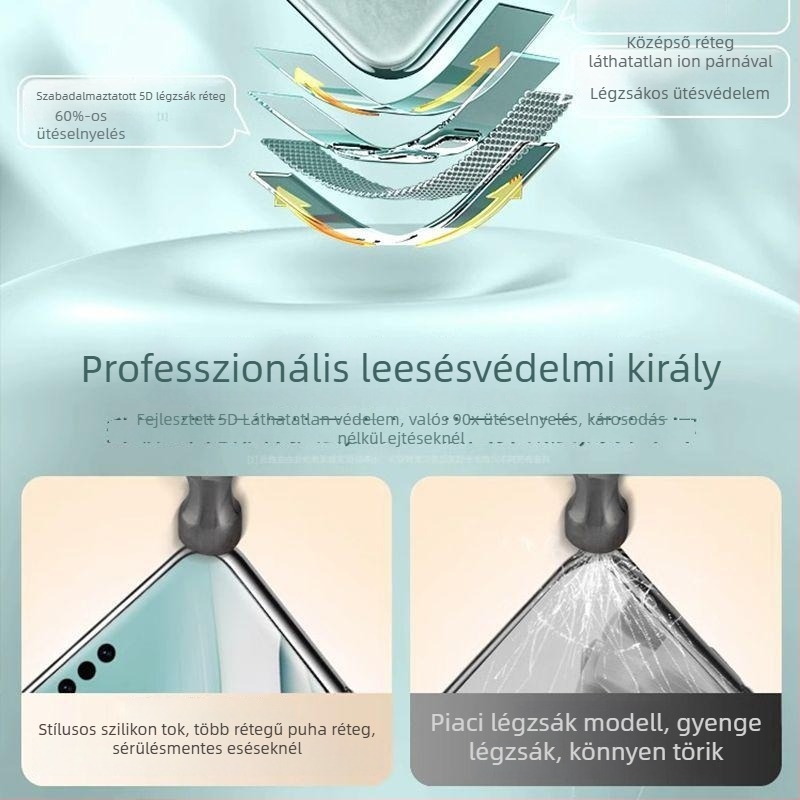 Huawei Mate60 Pro szilikon tok, ultra vékony, átlátszó, teljes védelem