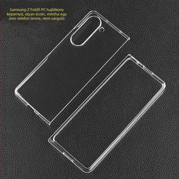Samsung Galaxy Z Fold telefonhoz készült PC-kemény hátlap — ütésálló védelem, hőelvezetés, injekciós formázás, testreszabás támogatott.