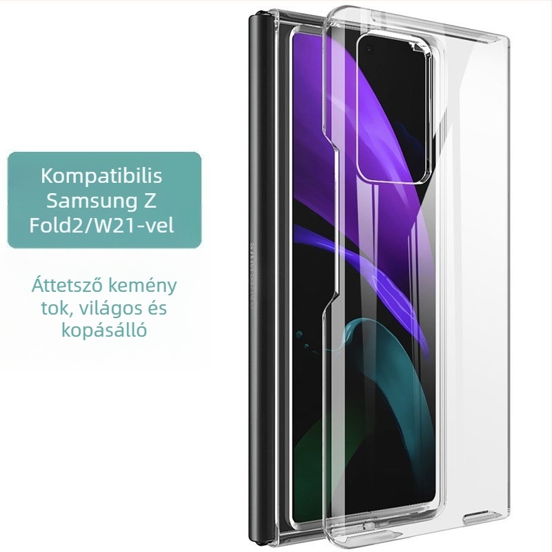 Samsung Galaxy Z Fold telefonhoz készült PC-kemény hátlap — ütésálló védelem, hőelvezetés, injekciós formázás, testreszabás támogatott.