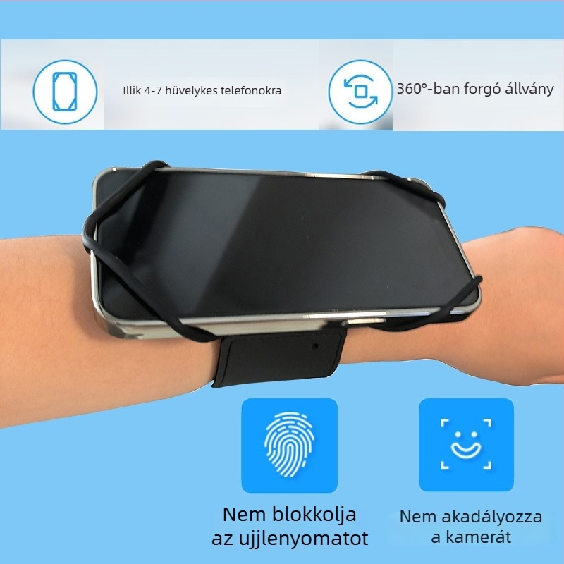 Yy szilikon karpánt telefonhoz kerékpárhoz és futáshoz, uniszex, 2022-es kiadás