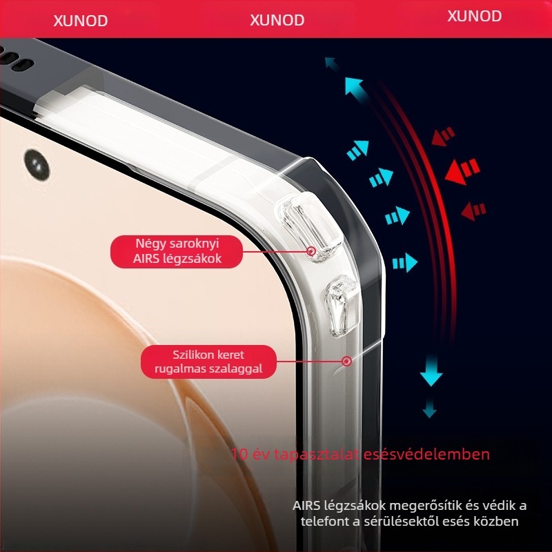 Xundd Redmi K90 Pro Max telefonház, Champion Edition, TPU+PC, ütésálló, hőelvezetés, zuhanásálló, minimalist design