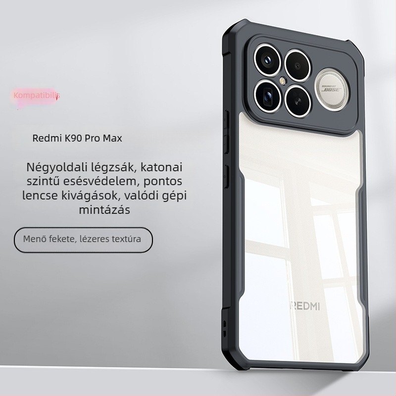 Xundd Redmi K90 Pro Max telefonház, Champion Edition, TPU+PC, ütésálló, hőelvezetés, zuhanásálló, minimalist design