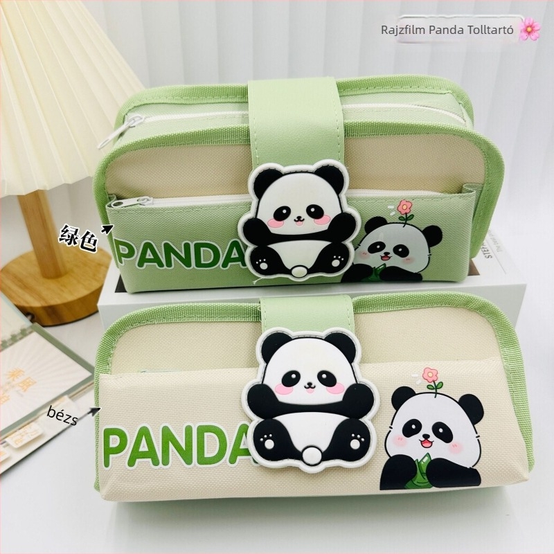 Boxin boxin Panda tolltartó, Oxford anyag, rajzfilm stílus, egyaránt alkalmas minden nemnek
