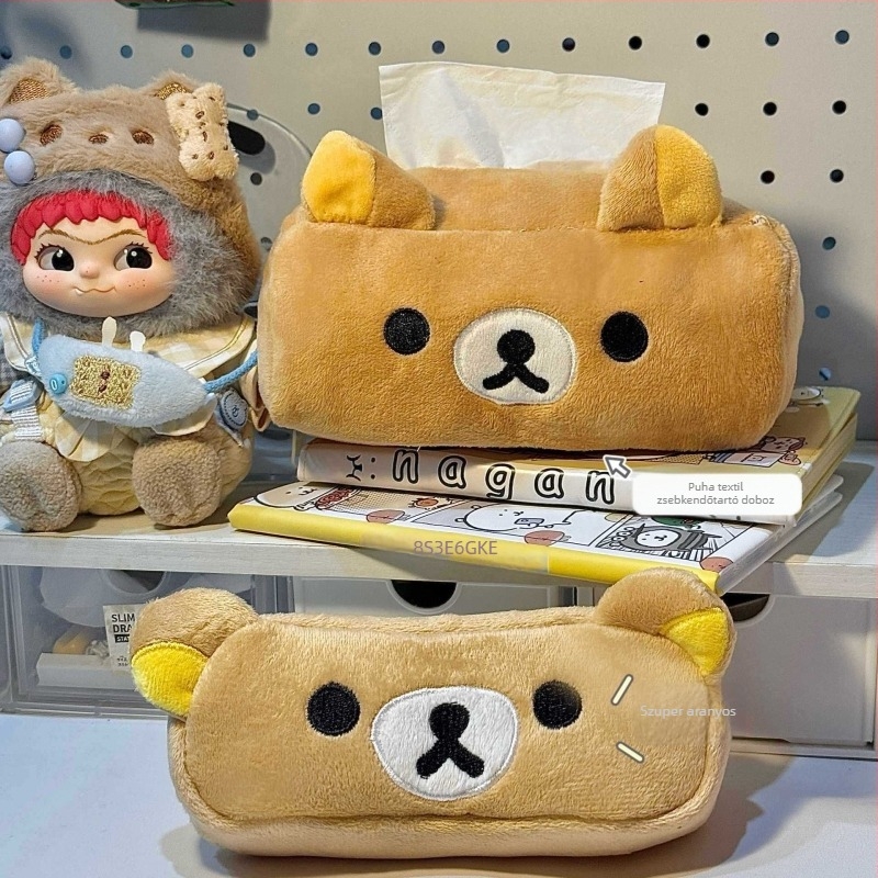 Rilakkuma tolltartó, nagy kapacitású diákoknak, koreai stílusú, a Sincere Exhibition márka (Anyag: Egyéb; Nem: Általános; Stílus: Koreai verzió)
