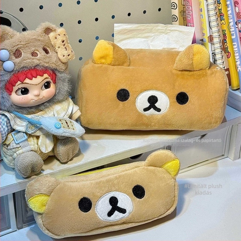 Rilakkuma tolltartó, nagy kapacitású diákoknak, koreai stílusú, a Sincere Exhibition márka (Anyag: Egyéb; Nem: Általános; Stílus: Koreai verzió)