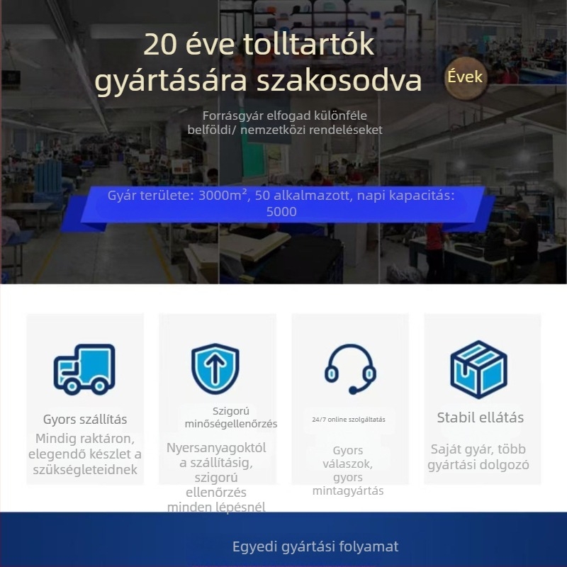 Tolltartó nagy kapacitású, több rekeszsel, Oxford anyagból, uniszex, japán stílus