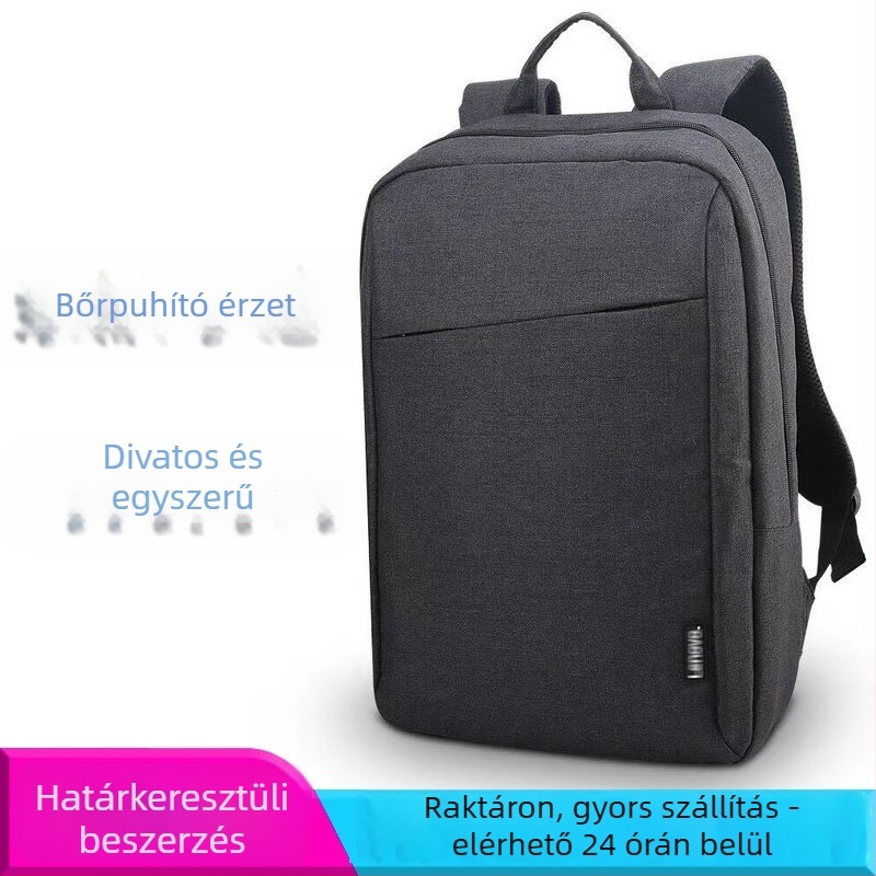 Hátizsák laptophoz, 20–35 L, Oxford anyag, uniszex, üzleti stílus görbült vállpántokkal