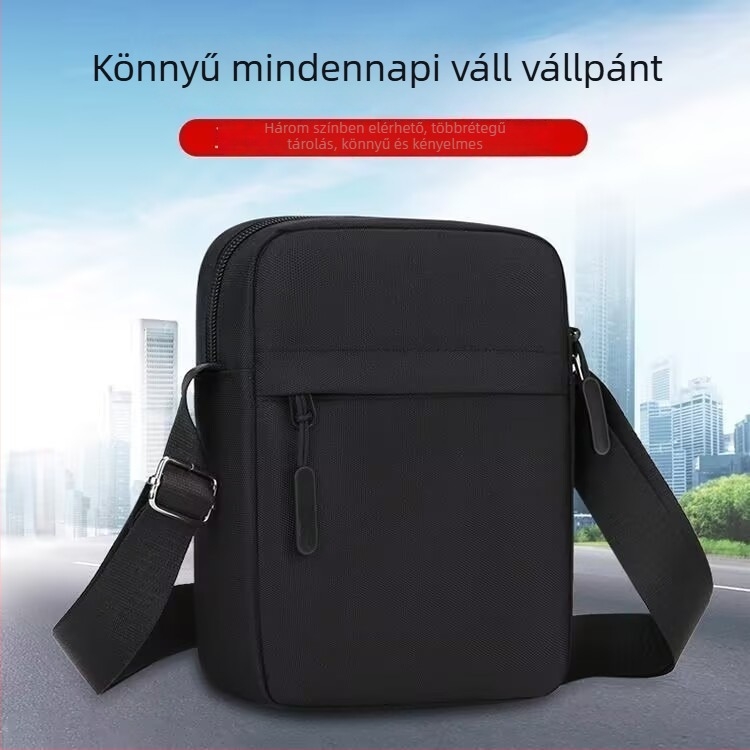 Férfi oldaltáska, Street fashion stílus, Oxford anyag, Vízálló és kopásálló, Kanlemar