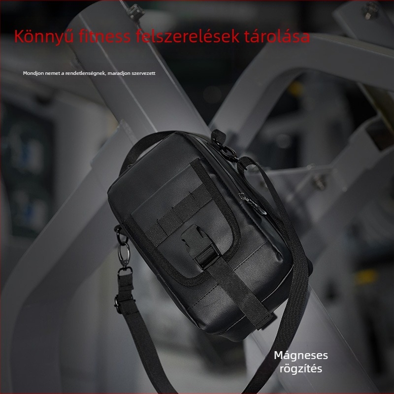 Tesiwei Férfi crossbody táska – PU vízálló, utcai stílus, egyszínű mintázat