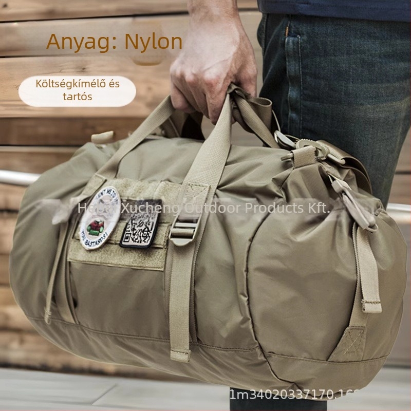 Férfi crossbody táska nylonból, vízálló, ultra könnyű, összecsukható; ideális üzleti utakhoz és szabadidőhöz