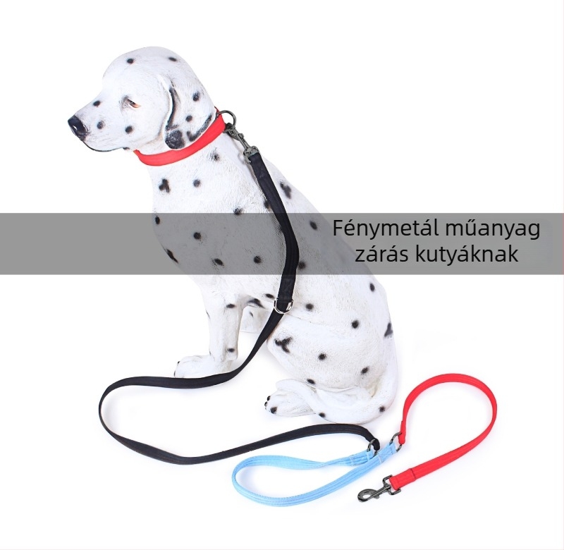 Kutyapóráz vállon átívelő dizájnnal, kéz nélkül használható, poliészter anyag, kettős fej, Lardeaolardo márka, Guangdongban készült (polyester; Lardeaolardo; Guangdong; non-expandable)