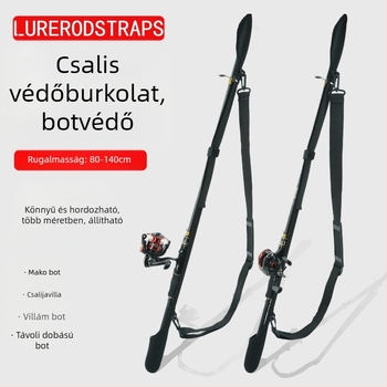 Csali orsóvédő borítás pánttal – Horgászbot táska és univerzális tároló tok